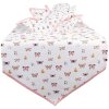 Clayre & Eef BPD47 Broodmand 35x35x8 cm Beige - Roze