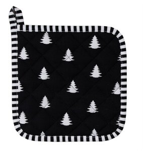 Clayre & Eef BWX45 Aanvatter 20x20 cm Zwart - Wit...