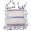Clayre & Eef DFR25 Stoelkussenhoes Beige 40x40 cm Katoen Landelijke Stijl