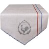 Clayre & Eef DFR65 Tafelloper 50x160 cm Beige country katoen