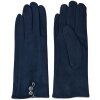 Clayre & Eef JZGL0036BL Handschoenen 8x24 cm Blauw Blauw