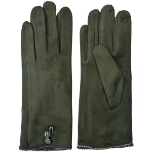 Clayre & Eef JZGL0036GR Winterhandschoenen 8x24 cm...