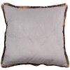 Clayre & Eef KG023.119 Kussen 45x45x4 cm Roze Wit Vierkant Barok Stijl