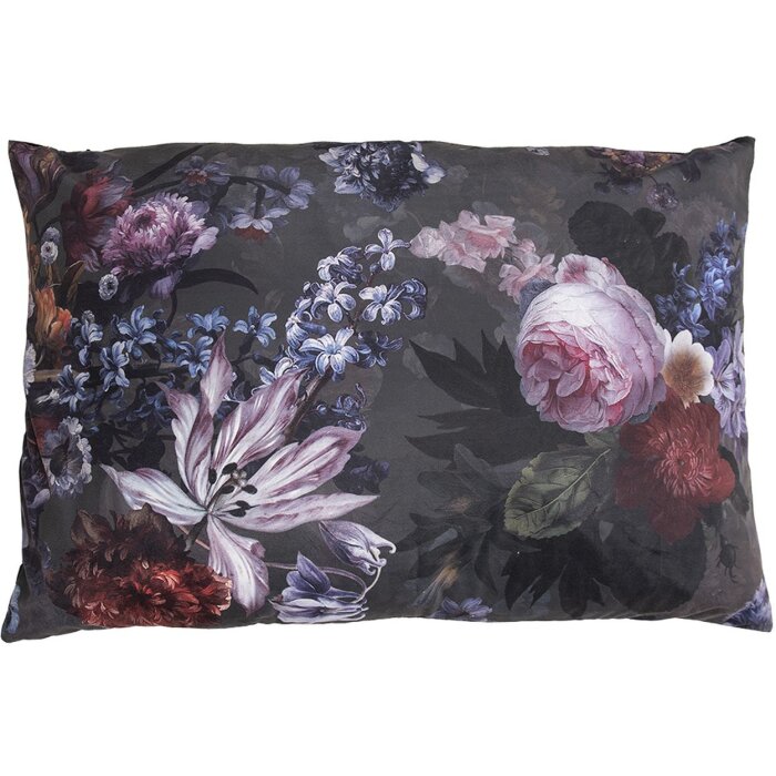 Clayre & Eef KG036.014 Kussen gevuld 60x40x4 cm groen rechthoek
