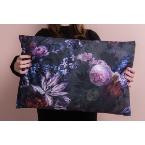 Clayre & Eef KG036.014 Kussen gevuld 60x40x4 cm groen rechthoek