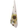 Clayre & Eef SUS42-2 Keukendoek 50x70 cm Beige-Geel Theedoek