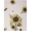 Clayre & Eef SUS42-2 Keukendoek 50x70 cm Beige-Geel Theedoek