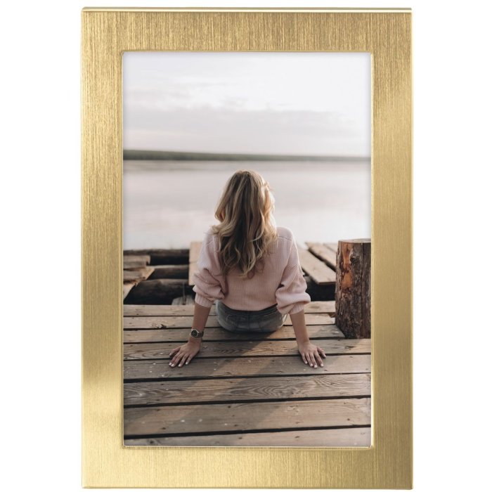 Hama Aluminium Fotolijst Riva 13x18 cm goud