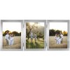 Hama Aluminium Double Lijst Calais zilver 3 fotos 13x18 cm