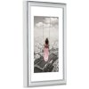Hama kunststof lijst Swing 15x20 cm zilver polystyreen met standaard en glas