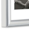 Hama kunststof lijst Swing 15x20 cm zilver polystyreen met standaard en glas
