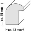 Hama kunststof lijst Swing 15x20 cm zilver polystyreen met standaard en glas