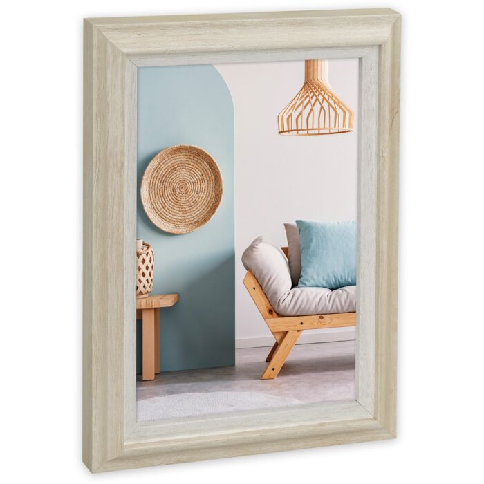 ZEP fotolijst Livorno 10x15 cm natuurlijk hout look smalle lijst displaystandaard