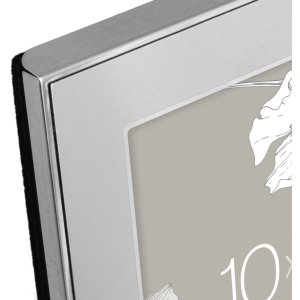 ZEP metalen dubbele lijst Olimpia zilver 2 fotos 10x15 cm