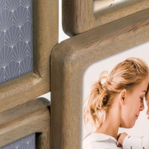 ZEP Houten Fotolijst Digione bruin 9 fotos (56x49 cm)