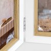 ZEP dubbele lijst Ayas wit 2 fotos 13x18 cm houten lijst 41x15,5 cm liggend formaat