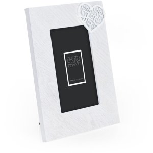 ZEP Houten Fotolijst Ginger 10x15 cm Hart Wit