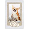 ZEP houten fotolijst Zampa 10x15 cm dierenfoto met pootapplicatie