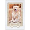 ZEP honden fotolijst Osso hout 10x15 cm met botmotief staand formaat