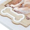 ZEP honden fotolijst Osso hout 10x15 cm met botmotief staand formaat