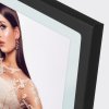 ZEP metalen fotolijst Marion zwart 10x15 cm met floatglas