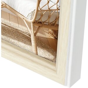 ZEP fotolijst Bensen hout look zwart wit Formaten 10x15 tot 30x40 cm