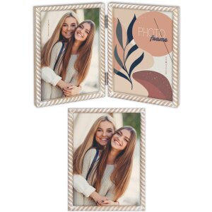 ZEP houten fotolijst Lisse bruin gegroefd structuur 10x15...