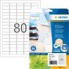 HERMA 10701 Etiketten gerecycled papier A4 35,6x16,9mm wit permanent