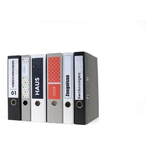 HERMA 10739 Mapetiketten A4 192x38mm wit permanent voor smalle mappen