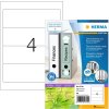 HERMA 10740 Mapetiketten A4 192x61mm wit permanent gerecycled papier