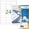 HERMA 10779 Inkjet etiketten A4 66x33,8 mm wit permanent 1920 st.