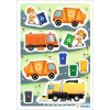 HERMA 15482 Decorstickers vuilniswagens veelkleurige set