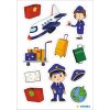 HERMA 15487 stickers piloot vliegtuig en accessoires set