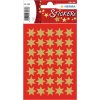 HERMA 15500 Decoratieve stickers kerststerren goud set