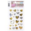 HERMA 15534 Creatieve Sticker Harten Goud Zilver Liefdevol Ontwerp Set