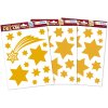 HERMA 15545 Set raamstickers kerststerren goud 44 stuks