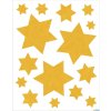 HERMA 15545 Set raamstickers kerststerren goud 44 stuks