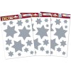 HERMA 15547 Set raamstickers kerststerren zilver 45 stuks