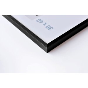 Nielsen Aluminium Fotolijst C2 structuur zwart mat 29,7x42 cm acrylglas