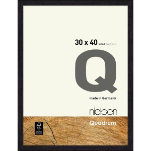 Nielsen Quadrum houten lijst 30x40 cm ravenzwart normaal...