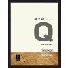 Nielsen Quadrum houten lijst 30x40 cm ravenzwart normaal glasblok profiel
