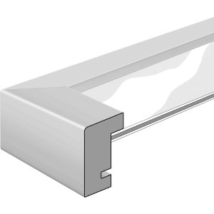 Nielsen Quadrum houten lijst 30x30 cm wit dekkend