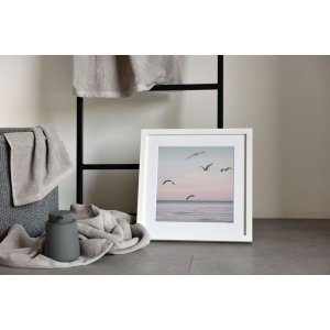 Nielsen Quadrum houten lijst 30x30 cm wit dekkend