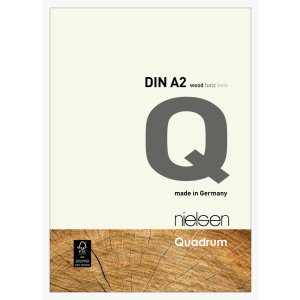 Nielsen Quadrum houten lijst 42x59,4 cm wit standaard...