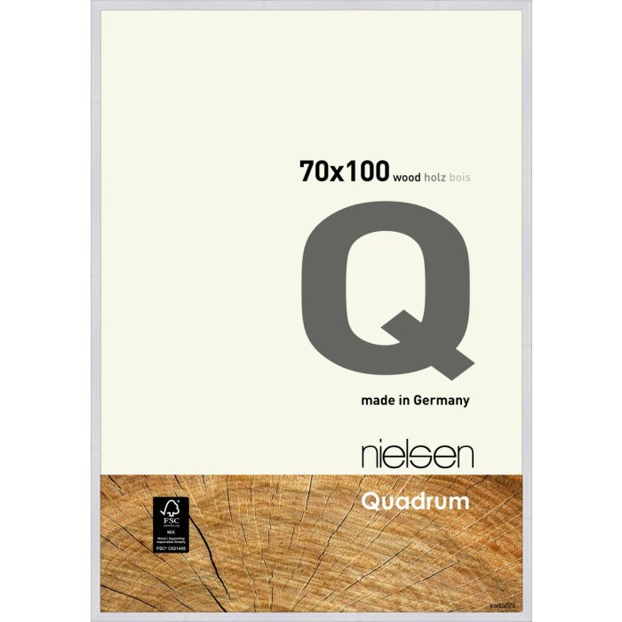 Nielsen Houten Kliklijst Quadrum 70x100 cm Sneeuwwit