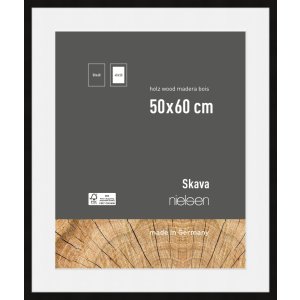 Nielsen houten fotolijst Skava zwart 50x60 cm met...