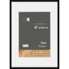 Nielsen Houten Fotolijst Skava zwart 42x59,4 cm met passepartout 29,7x42 cm