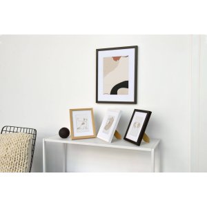 Nielsen Houten Fotolijst Skava Zwart 15x20 cm met Passepartout 9x13 cm