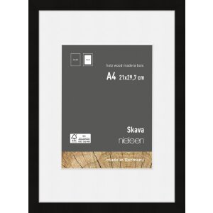 Nielsen houten fotolijst Skava zwart 21x29,7 cm...