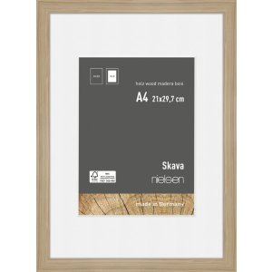 Nielsen houten fotolijst Skava eiken 21x29,7 cm met...